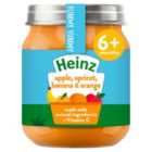 Heinz Apple, Apricot, Banana & Orange Baby Food Jar 6+ Months 120g