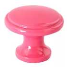 Pink Zinc alloy Round Furniture Knob (Dia)34mm