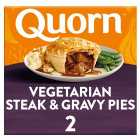 Quorn Vegetarian 2 Steak & Gravy Pies 400g