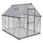 Palram Hybrid Silver 6 x 8ft Greenhouse