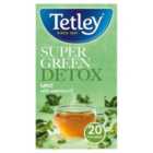 Tetley Super Green Detox Mint Tea Bags 20 per pack