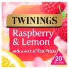 Twinings Raspberry and Lemon Fruit Tea Bags 20, 40g