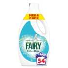 Fairy Non Bio Washing Liquid for Sensitive Skin 54 Washes 1.89L