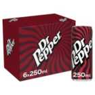 Dr Pepper Cans 6 x 250ml