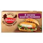Birds Eye 4 Chicken Quarter Pounders Burgers 454g