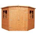 Shire Murrow 7x7 ft Pent Wooden 2 door Shed with floor & 2 windows - Assembly service included