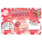 Morrisons Strawberry Mousse 6 x 60g