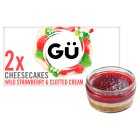 Gü Strawberry & Clotted Cream Cheesecakes, 2x87g