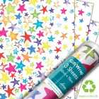 Painted Stars Gift Wrap Sheets 3 per pack