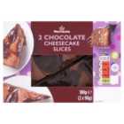 Morrisons 2 Chocolate Cheesecake Slices 2 per pack