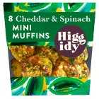 Higgidy 8 Cheddar & Spinach Mini Muffins, 160g