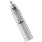 Wahl 5560-500 Wet and Dry Battery Powered Nasal Trimmer - Satin
