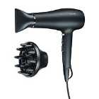 Beurer HC50 2200W Hair Dryer with Triple Ionic Function - Black