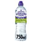 Highland Spring Eco Bottle Still Spring Water Sports Cap 750ml