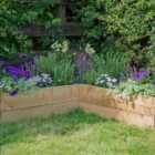 Forest Garden Timber Outdoor Caledonian Corner Raised Planter Bed