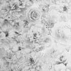 Arthouse Glitter Bloom Silver Wallpaper - 10.05m x 53cm