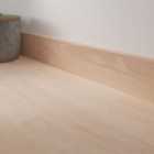 Oak with White Oil Upstand - 70mm x 18mm x 3m