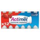 Actimel Strawberry Cultured Yoghurt Drink 12 x 100g