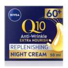 NIVEA Q10 Anti-Wrinkle Night Cream for 60+ Mature Skin 50ml