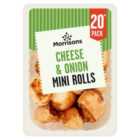 Morrisons 20 Mini Cheese & Onion Rolls 200g
