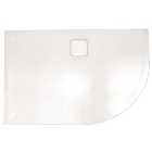 Nexa By Merlyn White 25mm Quadrant Low Level White Shower Tray - 900 x 900mm