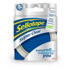 Sellotape Super Clear, 24mm 50m