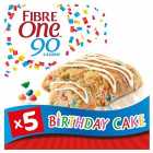 Fibre One 5 Birthday Cake Squares 120g
