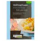 Waitrose Frozen Fish Pie Mix, 400g