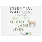 Essential Frozen British Sliced Lamb Liver, 360g