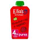 Ella's Kitchen Strawberries & Apples Baby Food Pouch 4+ Months 120g