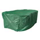 Draper Large Oval Patio Set Cover (2700 X 2200 X 1000mm) - Green