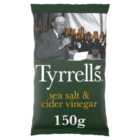 Tyrrells Sea Salt & Cider Vinegar Sharing Crisps 150g 150g