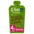 Ella's Kitchen Pears, Peas & Broccoli Baby Food Pouch 4+ Months 120g