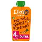 Ella's Kitchen Apples, Carrots and Parsnips Baby Food Pouch 4+ Months 120g