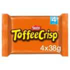 Toffee Crisp Milk Chocolate Bar Multipack 4 Pack 52g