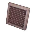 Manrose Brown Square Applications requiring low extraction rates Fixed louvre vent V1170B, (H)140mm (W)140mm