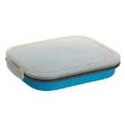 Maison By Premier Collapsible Grub Tub Lunch Box With Spork - Blue