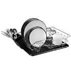 Tower Dish Rack with Tray - Black