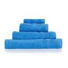 Allure Zero Twist Cotton Bath Towel - Blue