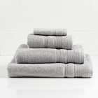 Allure Zero Twist Hand Towel - Silver