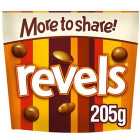 Revels Milk Chocolate with Raisins Coffee or Orange Sharing Pouch Bag 205g