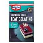Dr.Oetker Platinum Leaf Gelatine 8s, 13g