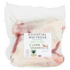 Essential Frozen British 2 Lamb Shanks, 800g
