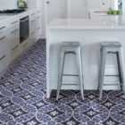 Capri Blue Self Adhesive Floor Tiles