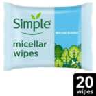 Simple Micellar Cleansing Wipes 20 Wipes 20 per pack