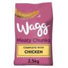 Wagg Moist Meaty Chunks Chicken Dry Adult Dog Food 2.5kg