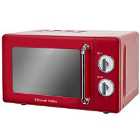 Russell Hobbs RHRETMM705R 17L Retro 700W Manual Microwave - Red