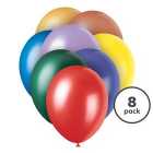 Pearl Assorted 30cm Party Balloons 8 per pack
