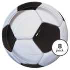 Football 23cm Paper Party Plates 8 per pack