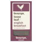 teapigs organic english breakfast loose leaf 100g